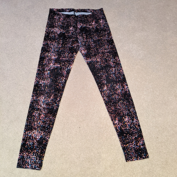 Decree Pants - Multi colored black leggings